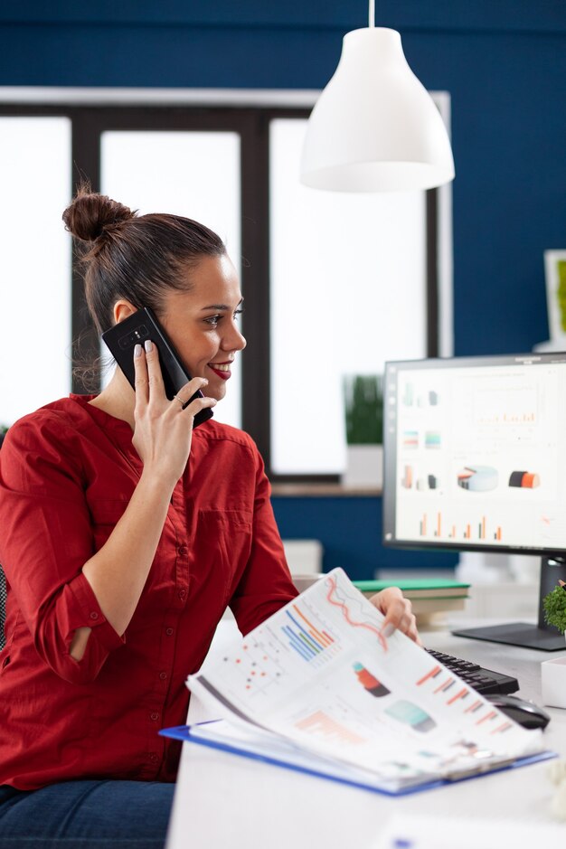 VoIP PBX system with interconnected devices.