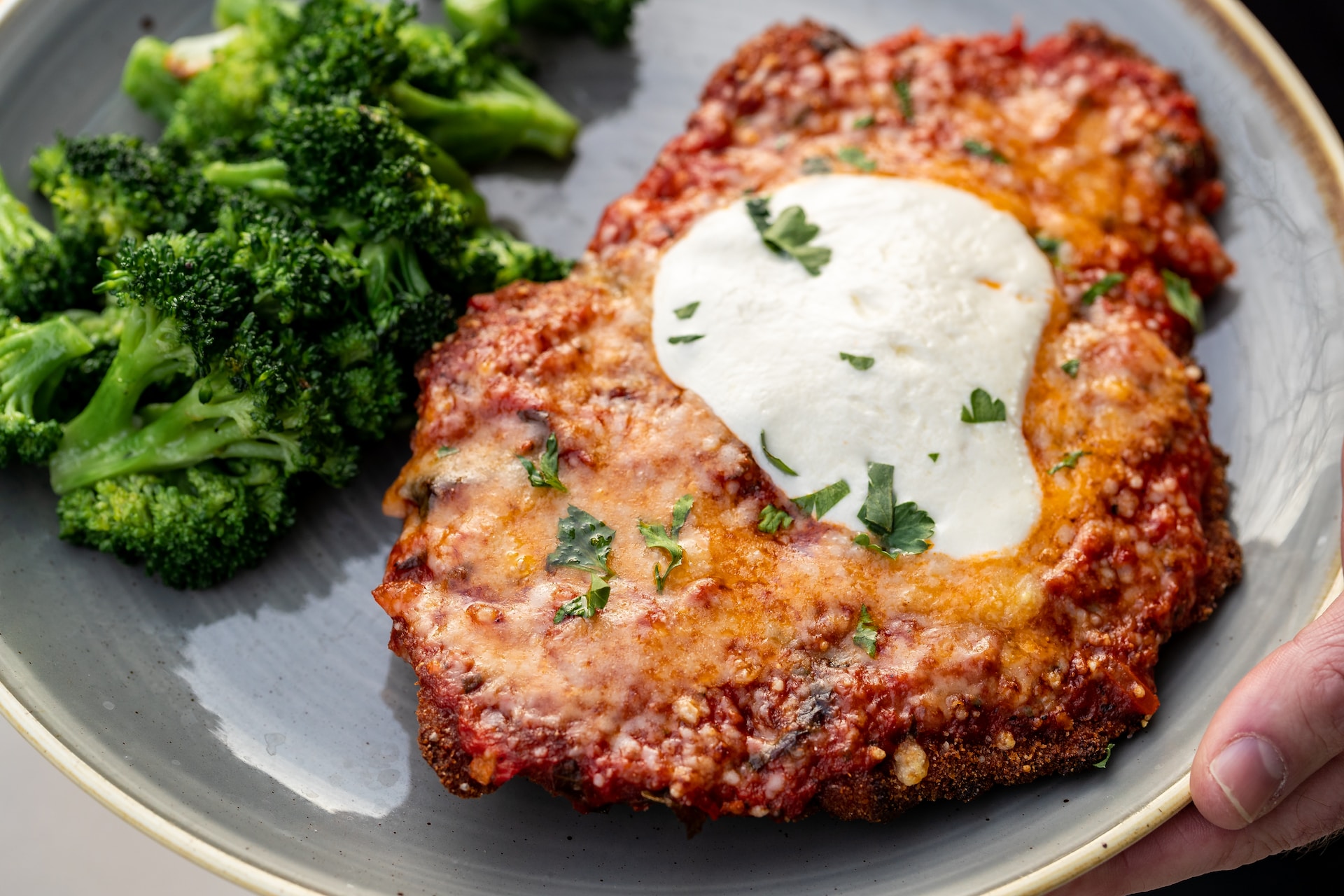 creamy chicken parmesan