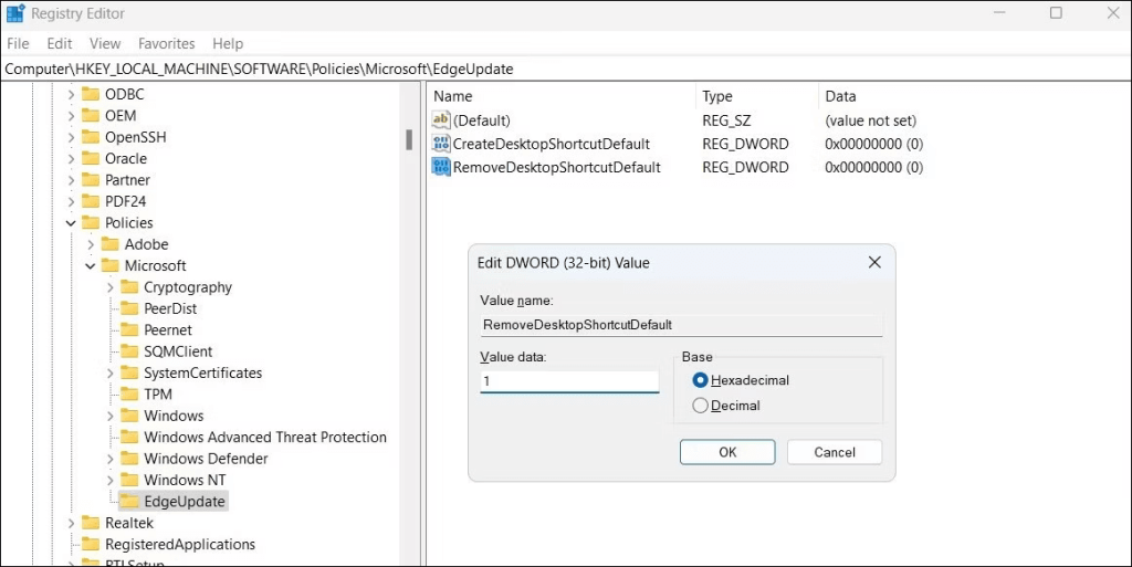 Fixing Microsoft Edge Shortcut Appearing Issue - Life Conceptual
