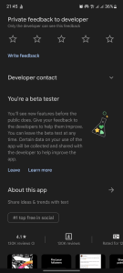 Beta Tester