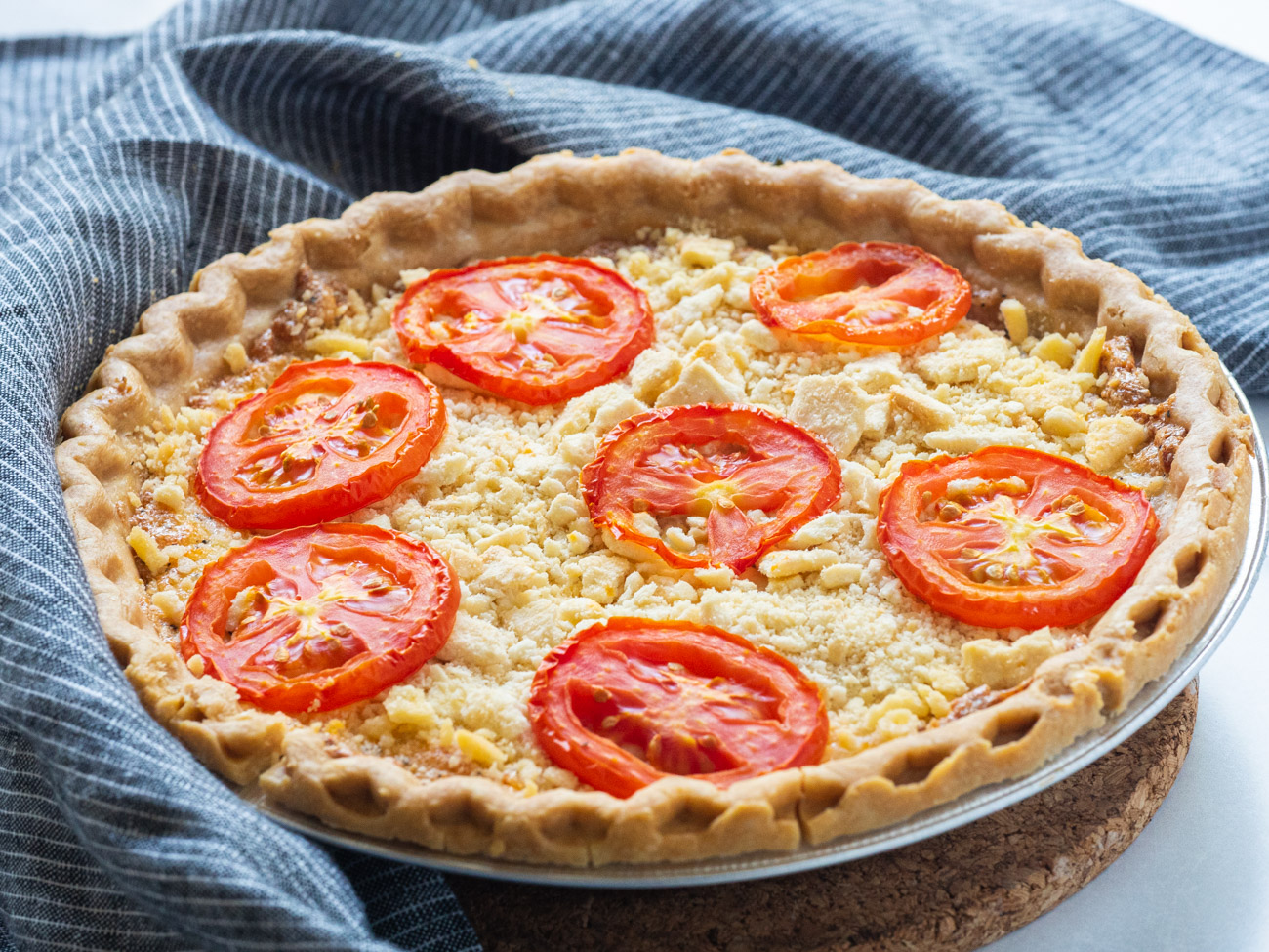 Spicy Southwest Tomato Pie