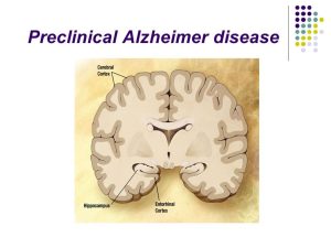 Alzheimer's Disease