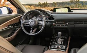 Interior of Mazda