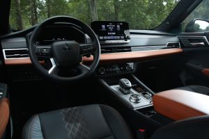 Interior of 2023 Mitsubishi Outlander 