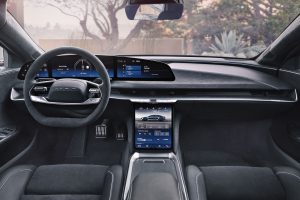 Interior of Lucid Air