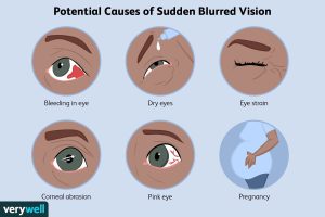 Temporary Eye Blindness