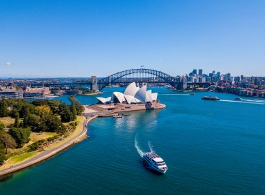 Sydney, Australia. April 10, 2017. Amazing Aerial View Of The Sy