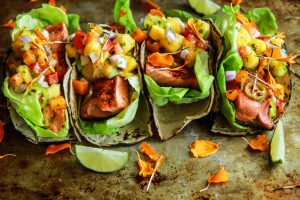 Savor the Flavor Salmon Tacos with Tangy Mango Salsa