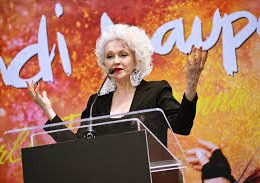 Cyndi Lauper Gets Handsy (and Footsy) At Hollywood Landmark