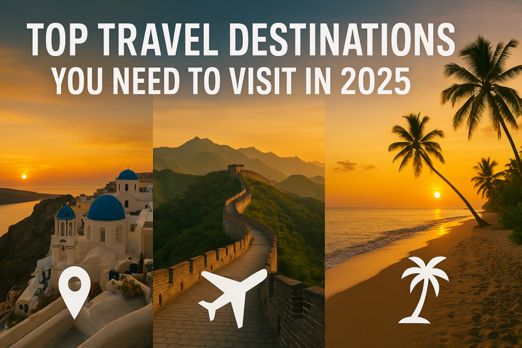 Top Travel Destinations You Need to Visit in 2025