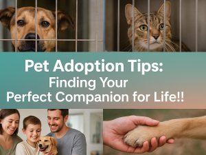 Pet Adoption Tips: Finding Your Perfect Companion for Life!!
