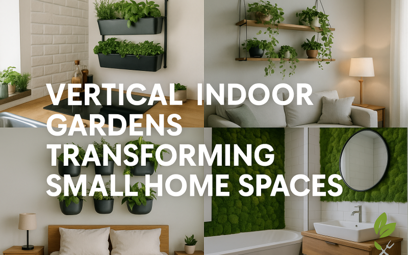 Vertical Indoor Gardens Transforming Small Home Spaces