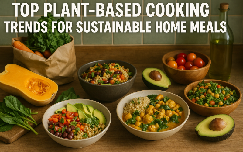 Top Plant-Based Cooking Trends for Sustainable Home Meals
