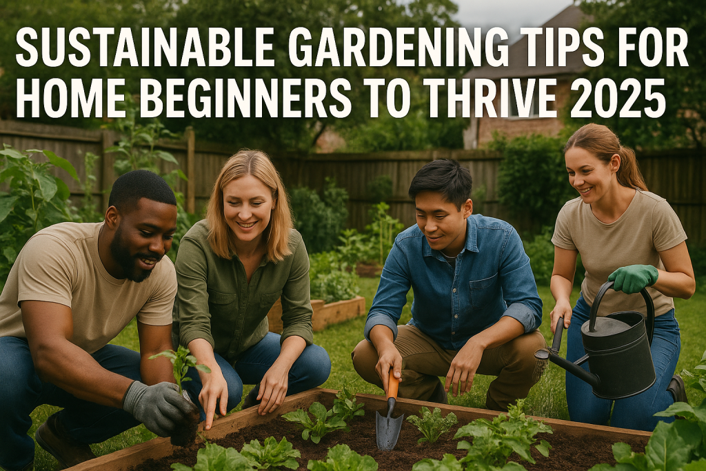 Sustainable Gardening Tips for Home Beginners to Thrive 2025