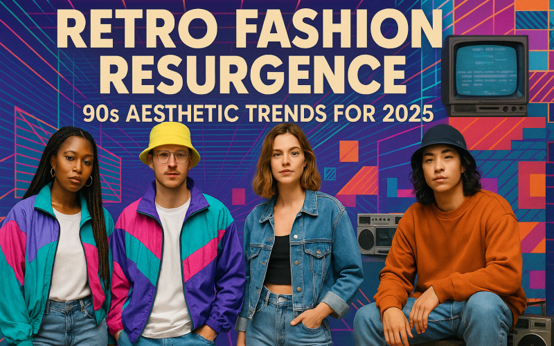 Retro Fashion 90s Aesthetic Trends 2025