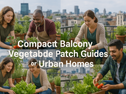 Compact Balcony Vegetable Patch