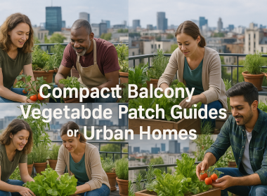 Compact Balcony Vegetable Patch