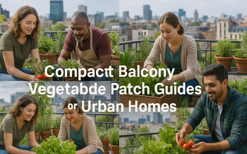 Compact Balcony Vegetable Patch