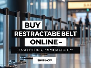 buy retractable belt post