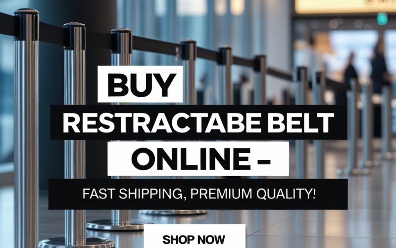buy retractable belt post