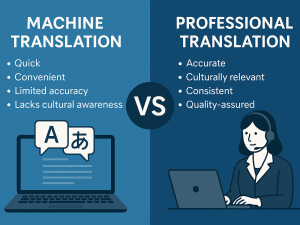 Machine vs Professional Translation Comparison