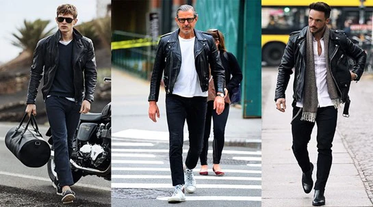 Ultimate guide on how to style a man's black leather jacket