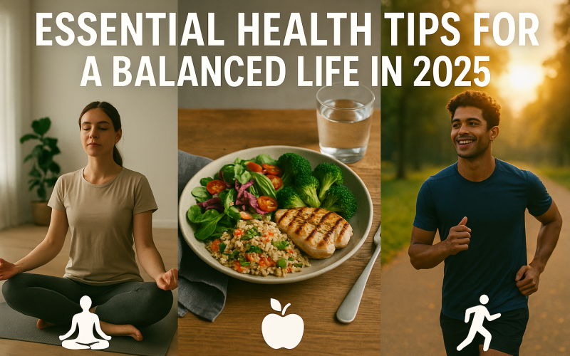 Essential Health Tips for a Balanced Life in 2025