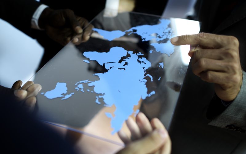 Business Team Global Business Planning Working Concept