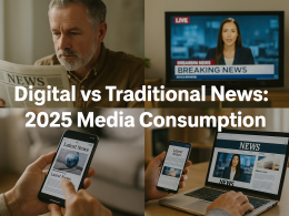 Digital vs Traditional News: 2025 Media Consumption