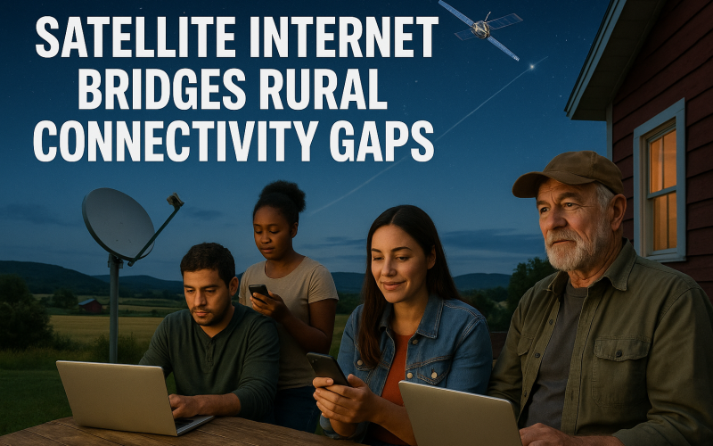 Satellite Internet For Rural Connectivity
