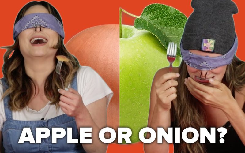 Taste Test Twist Apples from Onions