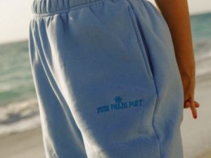 Pink Palm Puff Pajamas