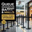 Affordable Q Stand for Banks & Malls