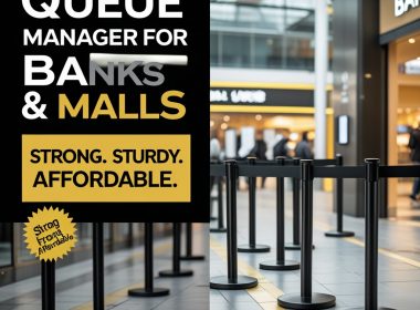 Affordable Q Stand for Banks & Malls