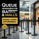Affordable Q Stand for Banks & Malls