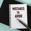 Mistakes to Avoid