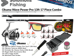surf fishing rod and reel combo