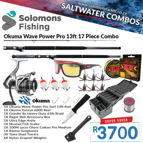 surf fishing rod and reel combo