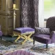 Velvet upholstery fabric