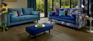 Velvet upholstery fabric