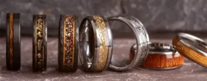 Tungsten engagement rings