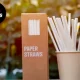 Custom paper straws
